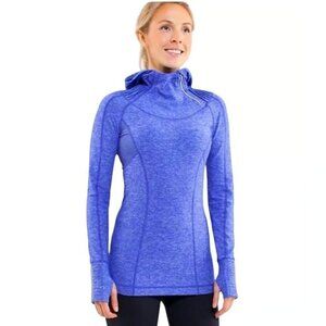 Lululemon Run: Back On Track Pullover- Hooded Athletic Long Sleeve- Size 4